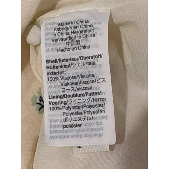 Madewell Dress Orchard Flutter Sleeve floral feminine midi dress size 8 - Picture 6 of 7